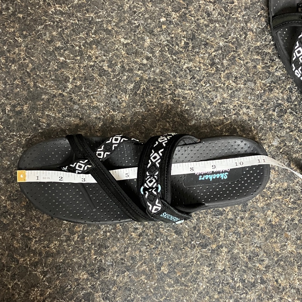 Skechers reggae trailway black sports sandals 11 - Picture 7 of 8